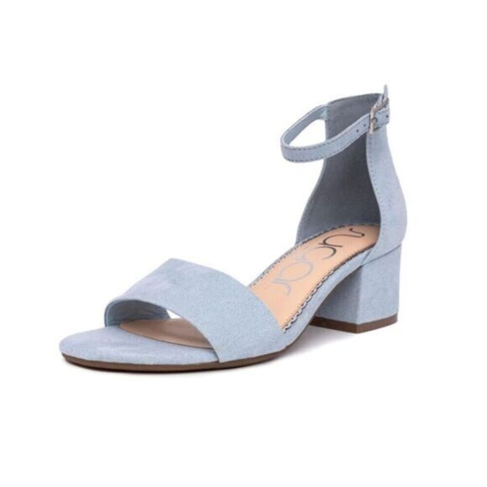 Sugar Women’s Sandals sz 8.5 Block Heels Blue (Display item) # Box 981
